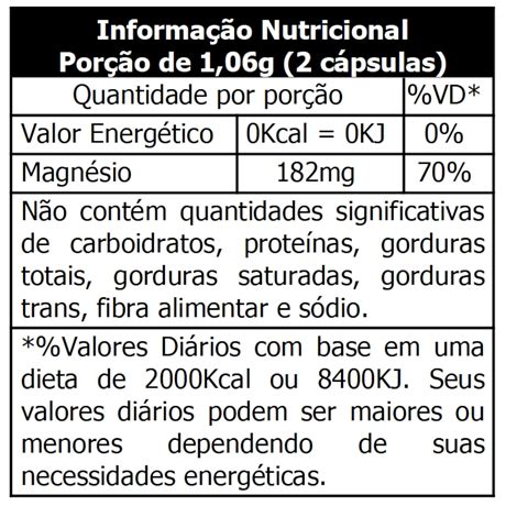 Dimag Di malato de Magnésio 400mg Maxinutri 60 Cápsulas Dimag Di