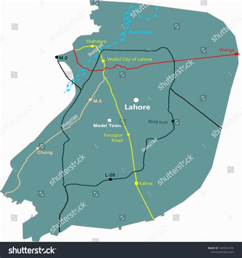 Map Of Lahore City Pakistan - Caresa Vivianne