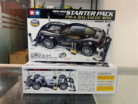 Tamiya Mini Wd Starter Pack Fm A Balanced Rowdy Bull Mini Wd