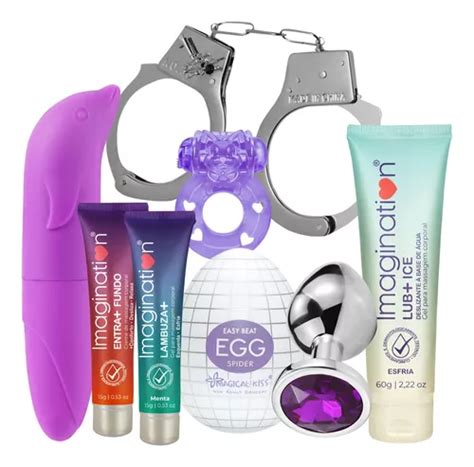 Kit Sexshop Top Itens Vibrador Plug Anal Egg Anel E Parcelamento Sem Juros