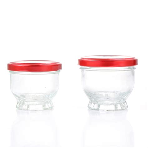 Customized 75ml 100ml Glass Food Jar For Edible Bird’s Nest With Lid