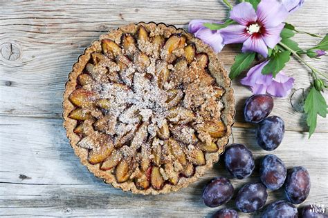 Zwetschgen Tarte Mit Knusprigen Mandel M Rbeteig Mrs Flury Gesunde