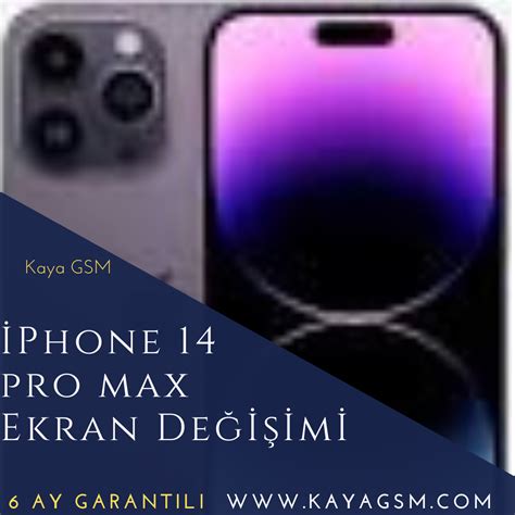 iPhone 14 Pro Max Ekran Değişimi Acil Cep Tamiri Kaya GSM