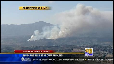 Brush Fire Nearly Contained At Camp Pendleton