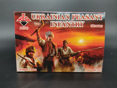 Купить Rb72144 Ukrainian Peasant Infantry 17 Cent Red Box Armamodels