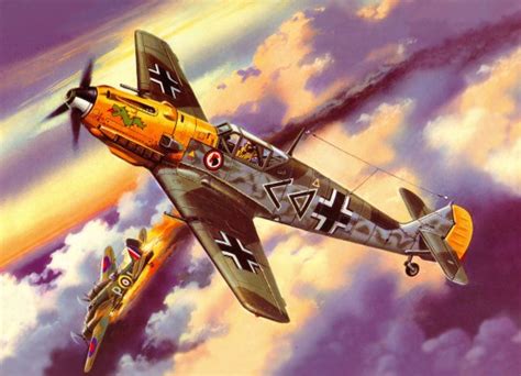 Messerschmitt Bf 109 Painting - 1325x900 Wallpaper - teahub.io