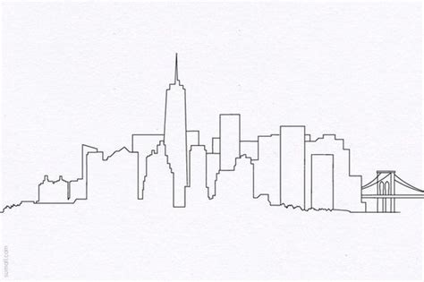 City Outline Drawing at PaintingValley.com | Explore collection of City Outline Drawing