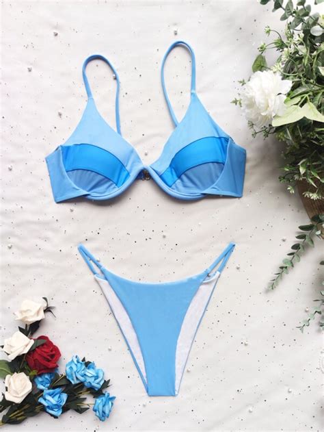 Push Up Thong Bikini Swimsuit SHEIN USA