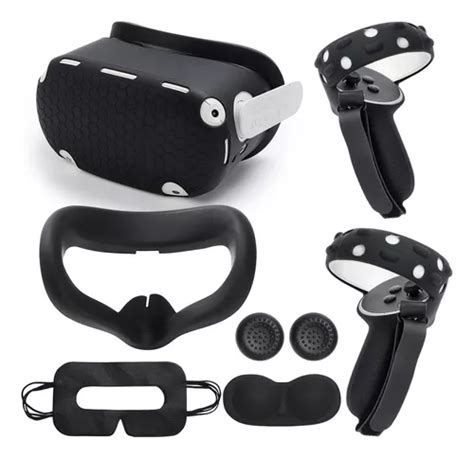 Pack Funda Protectora Para Oculus Quest 2 Correa Anticaida Cuotas Sin