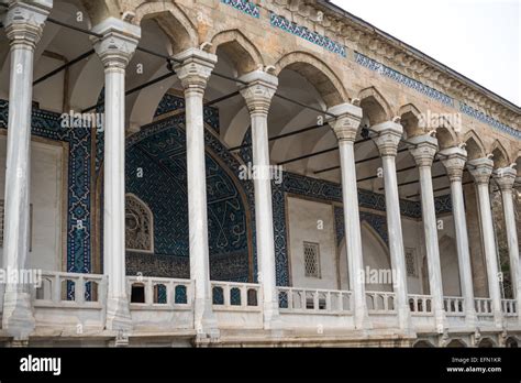 ISTANBUL Turkey Türkiye Exterior of the Tiled Kiosk at the