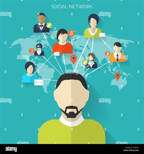 social media people vector