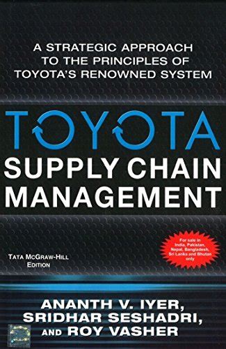 Toyota Supply Chain Management 9780070671003 Gangarams