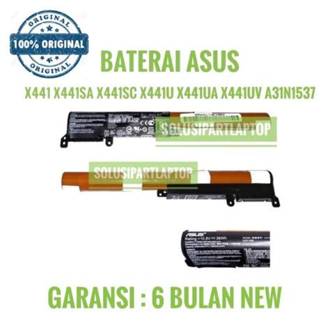 Jual Baterai ORIGINAL Laptop Asus VIVOBOOK X441 X441N X441S X441U