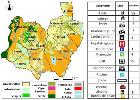 Carte de la délégation de Sbikha