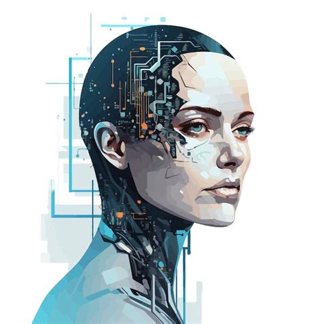 Ai Artificial Intelligence Vector Illustrated Vetor Premium