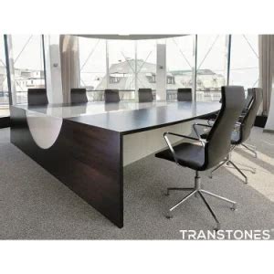 White Onyx Table 10 Feet Acrylic Solid Surface Conference Table