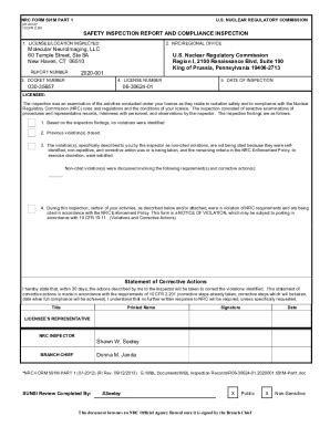 Fillable Online Molecular Neuroimaging Llc Nrc Form M Part