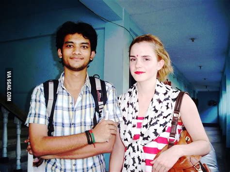 My Friend With Emma Watson When She Was In Bangladesh 9gag