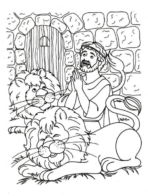 Daniel Praying Coloring Pages