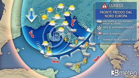 Meteo Italia Luned Vortice Ciclonico Con Piogge Temporali Grandine