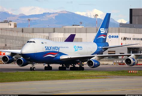 4K SW008 Silk Way West Airlines Boeing 747 4R7F Photo By Mario Ferioli