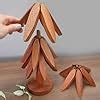 Amazon Premium Set Of Foldable Wooden Trivets For Hot Pots And Pans Tree Shaped Sapele