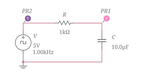 Transient Response Of Rc Circuit Multisim Live