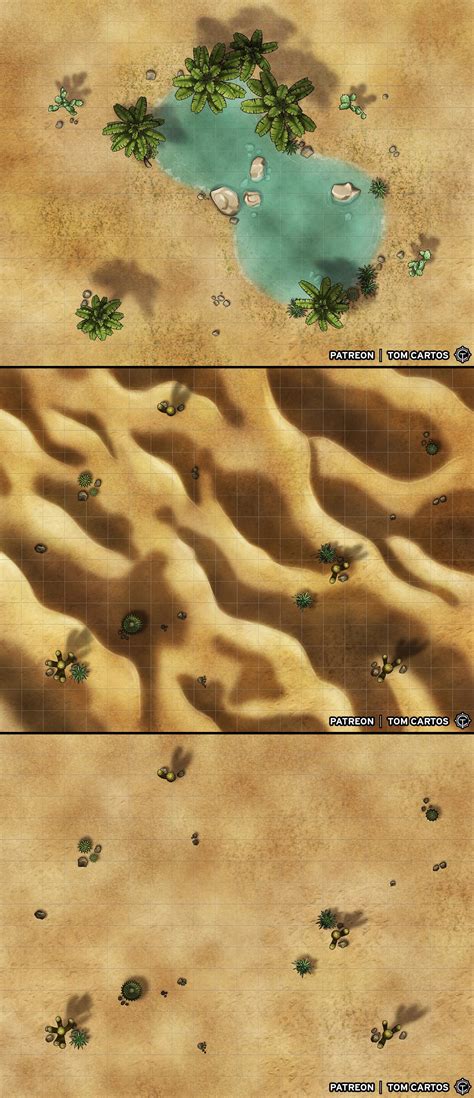 Free Desert Encounter Maps by Tom Cartos