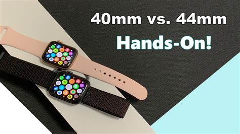 40mm Vs 44mm Apple Watch Series 4 Hands On Comparison Unboxing Youtube