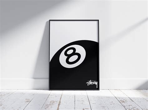 Stussy 8 Ball poster, Stussy Poster, poster stussy - okgo.net