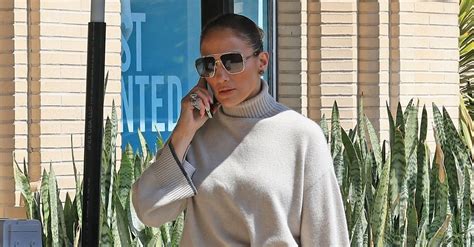 J Lo Just Wore Anti Trend Pants With Naked Shoes In L A Who What Wear