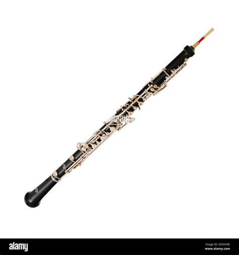 Oboe Shot On White Background Stock Photo Alamy