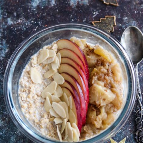 Bratapfel Overnight Oats Prinzessinnenschmarrn