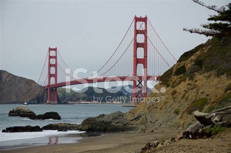 The Golden Gate Bridge From Baker Beach Stock Photo | Royalty-Free ...