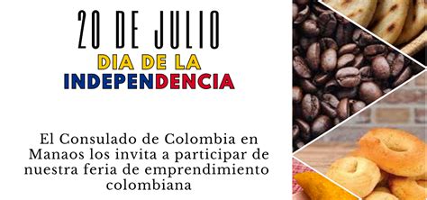 Consulado De Colombia En Manaos Invita A La Celebraci N Del De Julio