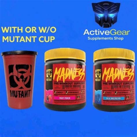 Mutant Madness Pre Workout 30 Servings Lazada Ph