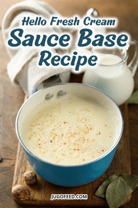 Hello Fresh Cream Sauce Base Recipe With Video Recept