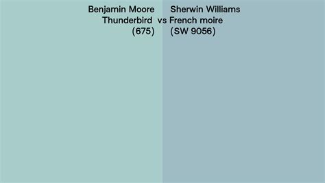 Benjamin Moore Thunderbird Vs Sherwin Williams French Moire Sw