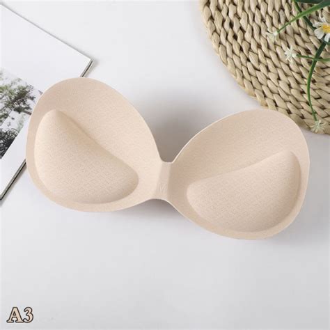 Zidouke Thick Sponge Bra Pads Push Up Breast Removable Bra Accessories For Swimsuit Bikini