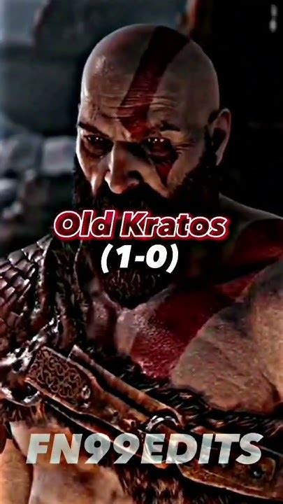 Young Kratos Vs Young Zeusold Kratos Vs Old Zeus Shortsgodofwar