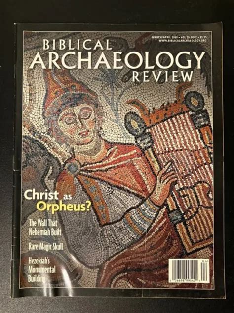 BIBLICAL ARCHAEOLOGY REVIEW Magazine 2009 März April Band 35 Nr 2 EUR