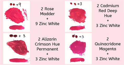 How To Make Hot Pink With Paint A Color Experiment Paint Recipes