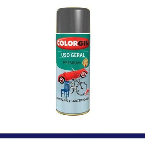 Tinta Spray Uso Geral Premium Met Grafite Para Rodas Colorgin Ml