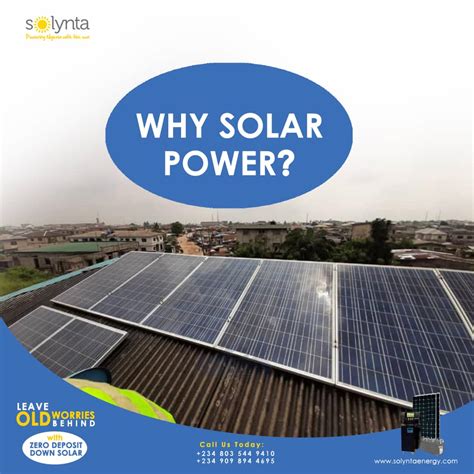 Why Solar Power Solynta Energy