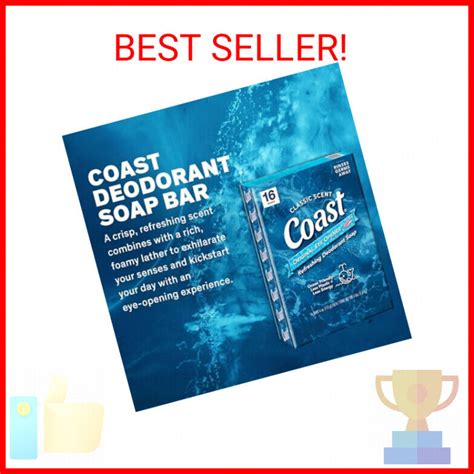 Coast Refreshing Deodorant Soap Bar Classic Pacific Force Scent 16 Bars 4 Oz Ebay