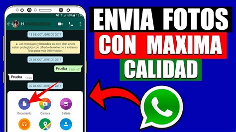 Como enviar Fotos con Máxima Calidad en WhatsApp ENVIAR FOTOS SIN