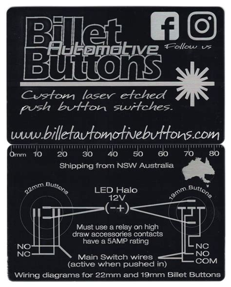 Billet Button Mm And Mm Wiring Diagrams In Mm Switches