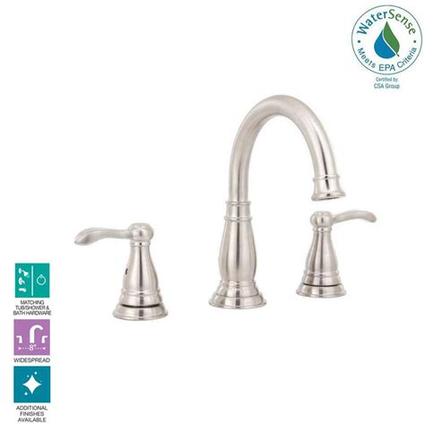 Delta Porter 8 In Widespread 2 Handle Bathroom Faucet In Brushed Nickel 35984lf Bn Eco The