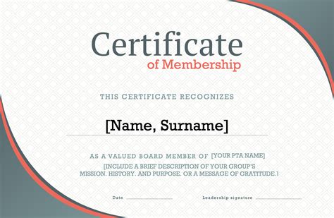 Show Your Appreciation With Membership Certificates