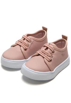 Casual Tênis Pimpolho Menina Liso Nude Compre Agora Dafiti Brasil